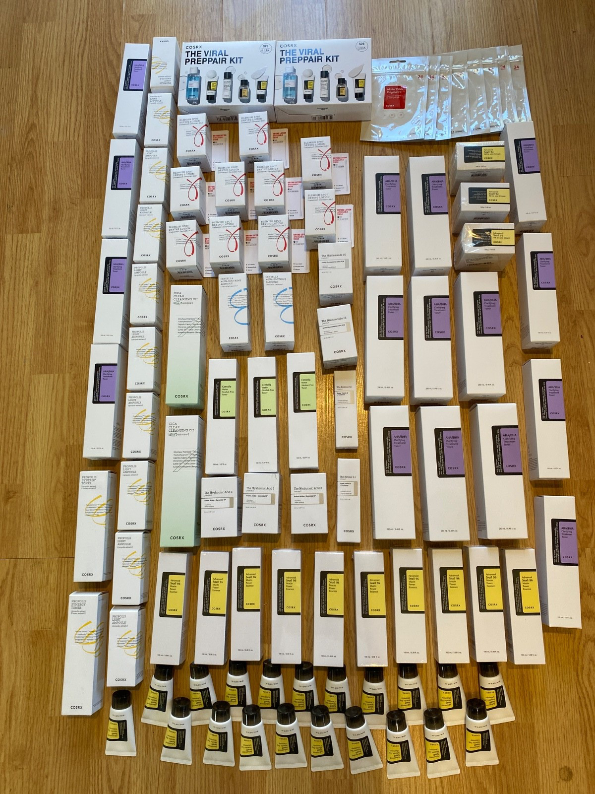 huge cosrx bundle korean skin care makeup products 95 new items