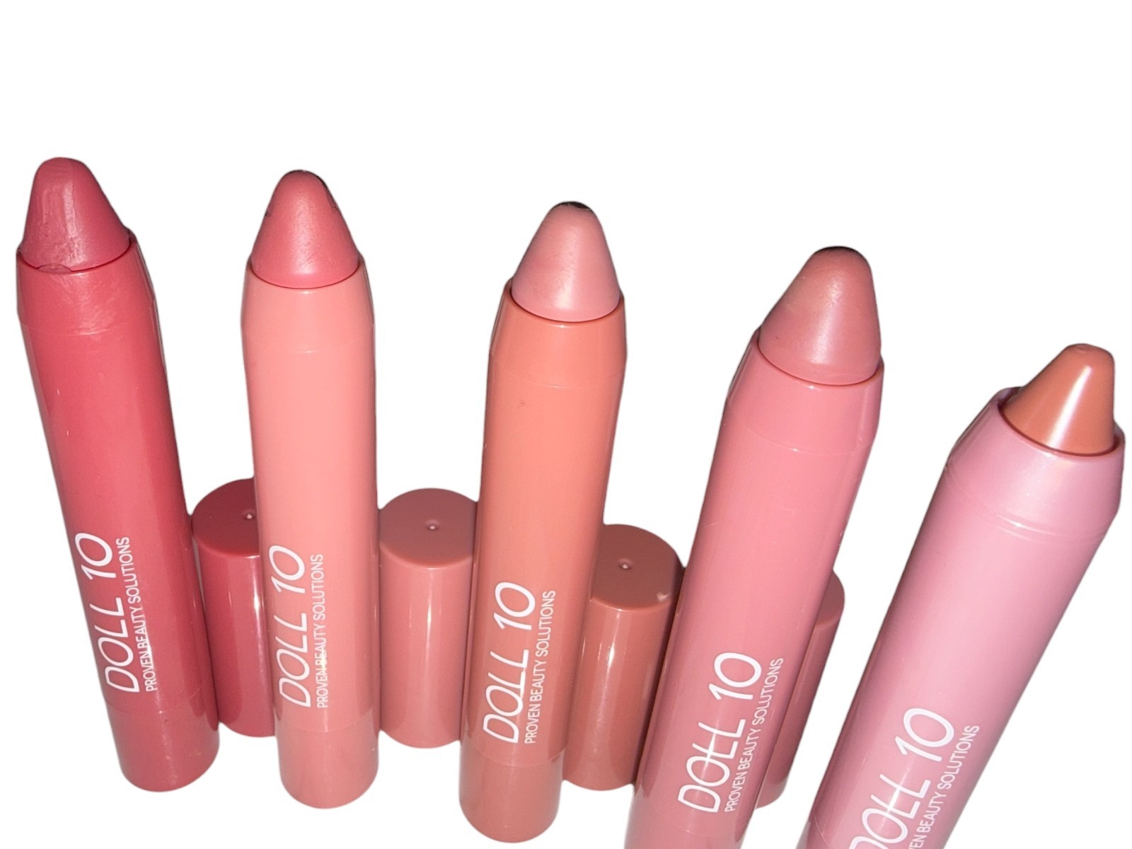 NEW DOLL 10 LOT 19 pc Foundation Primer Lip Crayon Gloss Moisturizer tinted Glow