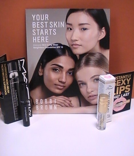 Too Faced – LIP INJECTION, MAC – STACK MASCARA & BOBBI BROWN – Foundation -3 NEW