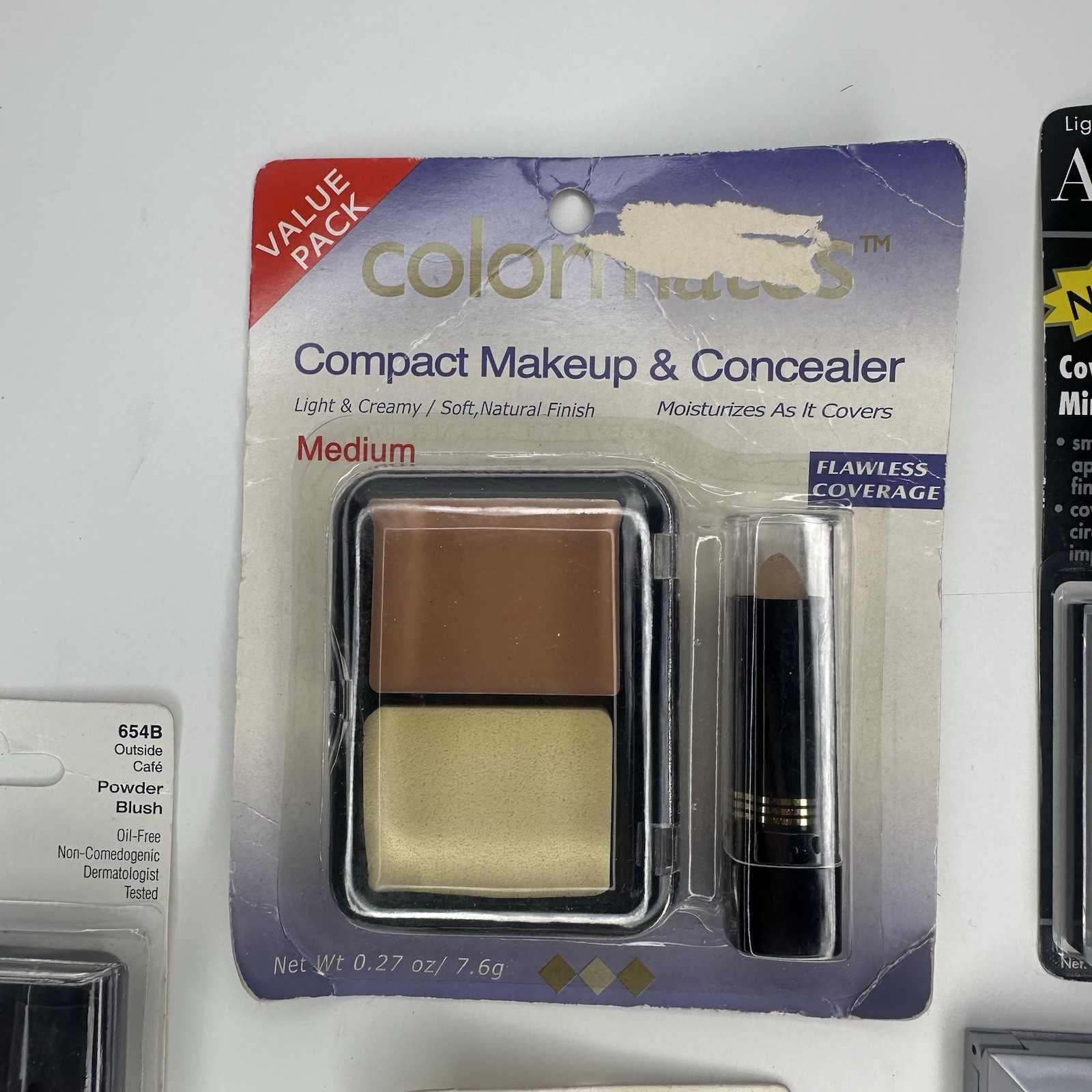 Vintage Sealed New Makeup Lot Covergirl NYC Aziza Wet N Wild ColorMates Blush