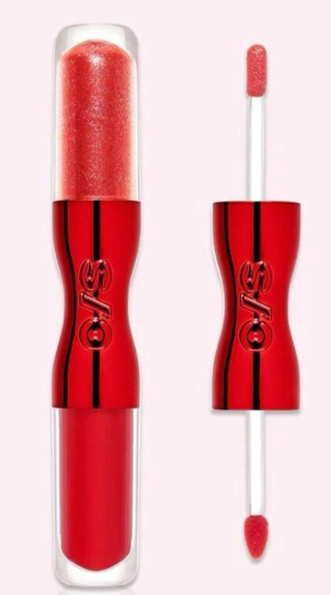 7 Pc Red Lip Bundle O/S Jeffree Star Lique Flyte.70 JOAH Maybelline + Bag NEW
