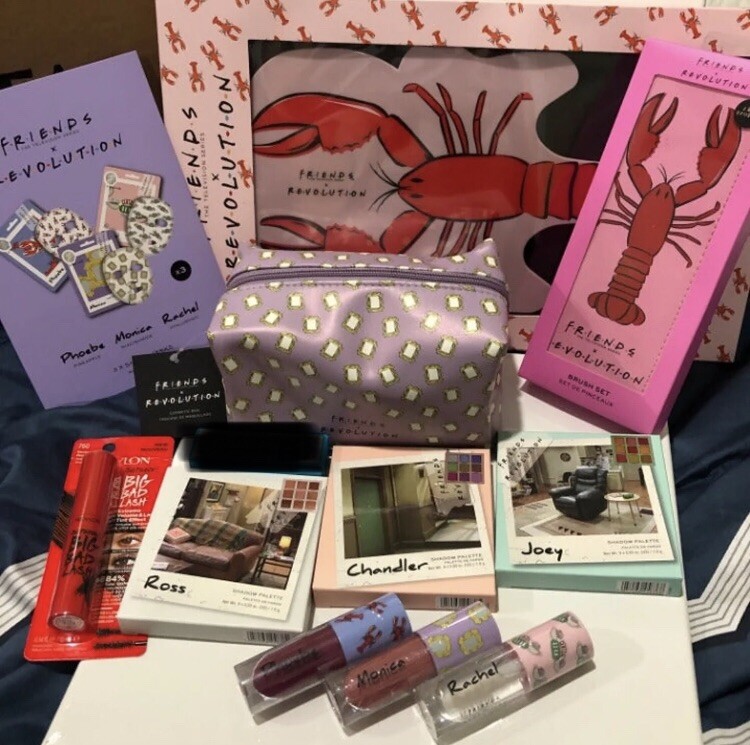 Revolution X Friends TV Show Makeup and Accessories Bundle Limited Edition NWT