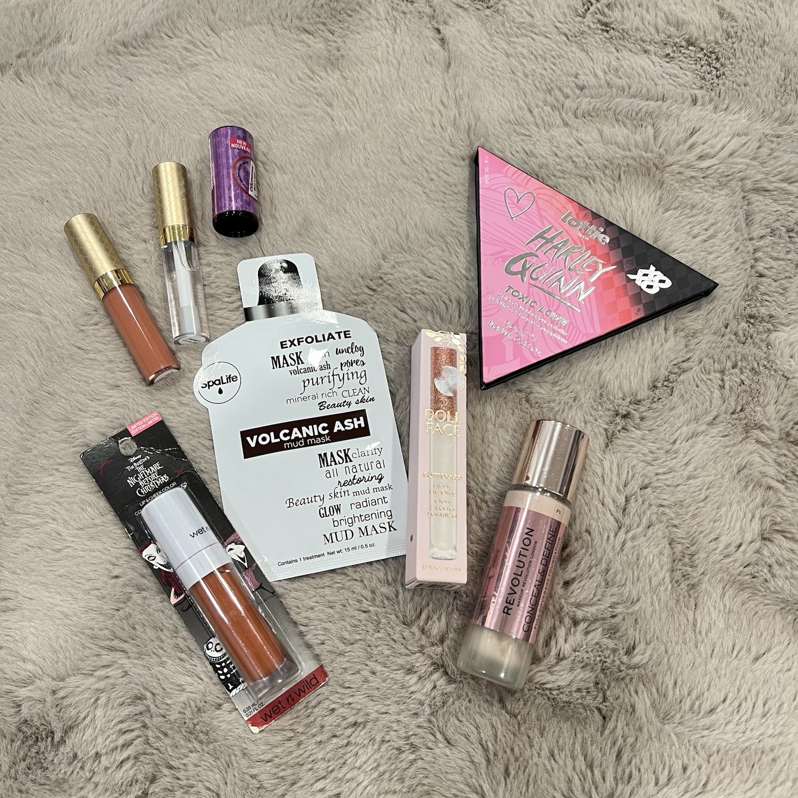 8 PCs Makeup Lot- Revolution, Doll Face, Joah By Kiss, Lottie & Wet & Wild