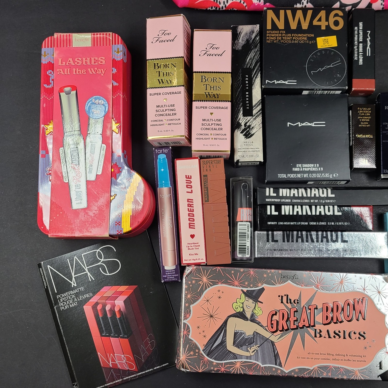 30 Pc Bundle Makeup MAC Fenty Too Faced Dior Tarte Pixi Tom Ford Bobbi Brown +++