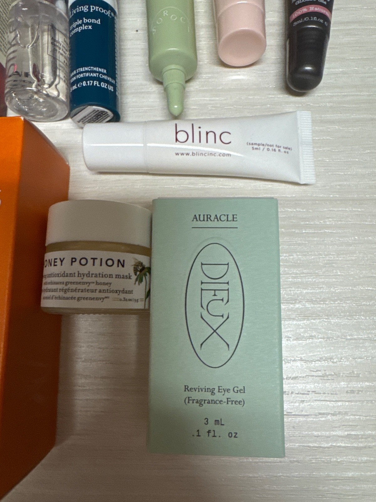 beauty skincare and haircare lot – assorted deluxe trial – origins, living pro