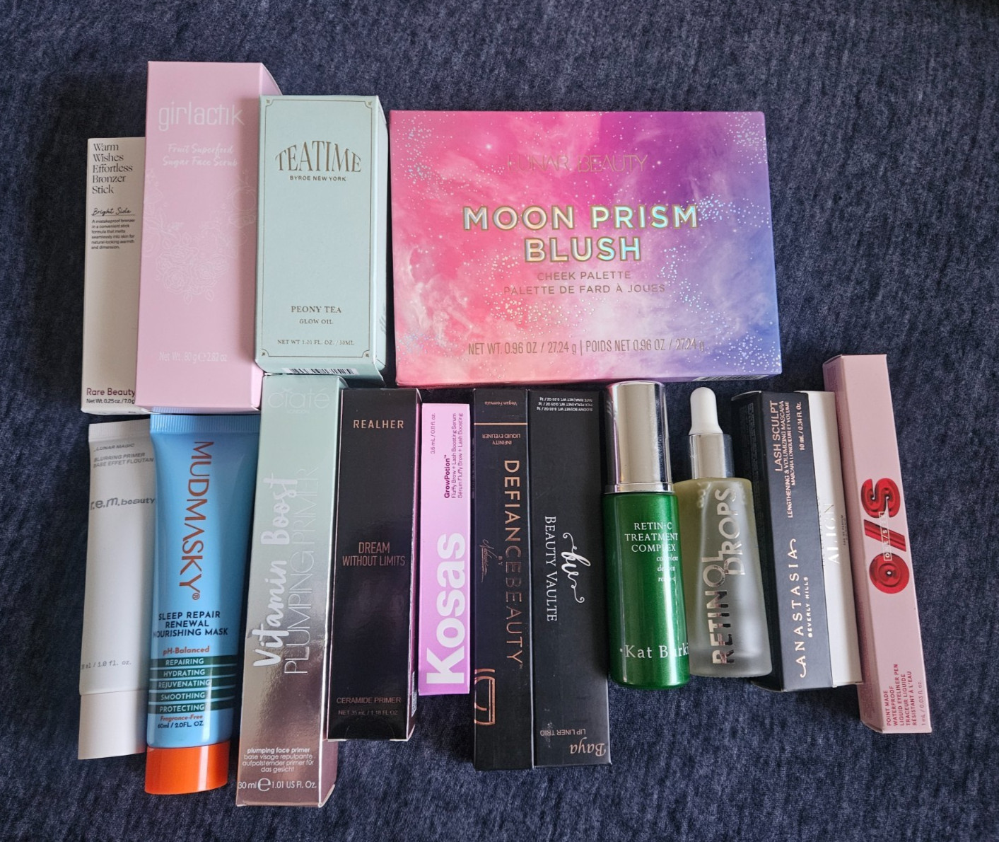 19 Piece Mixed Lot of Premium Cosmetics – Makeup, Skincare, and Beauty Bundle