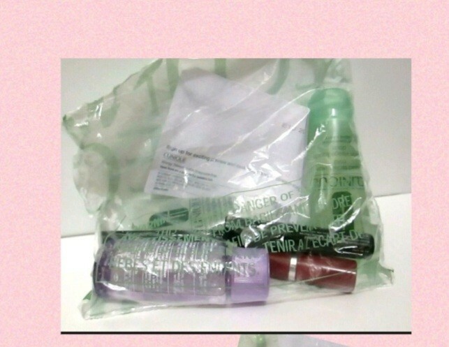 CLINIQUE FREE FULL SIZE SAMPLE PACK SEALED 5 ITEMS MASCARA LIPSTICK EYELINER ETC