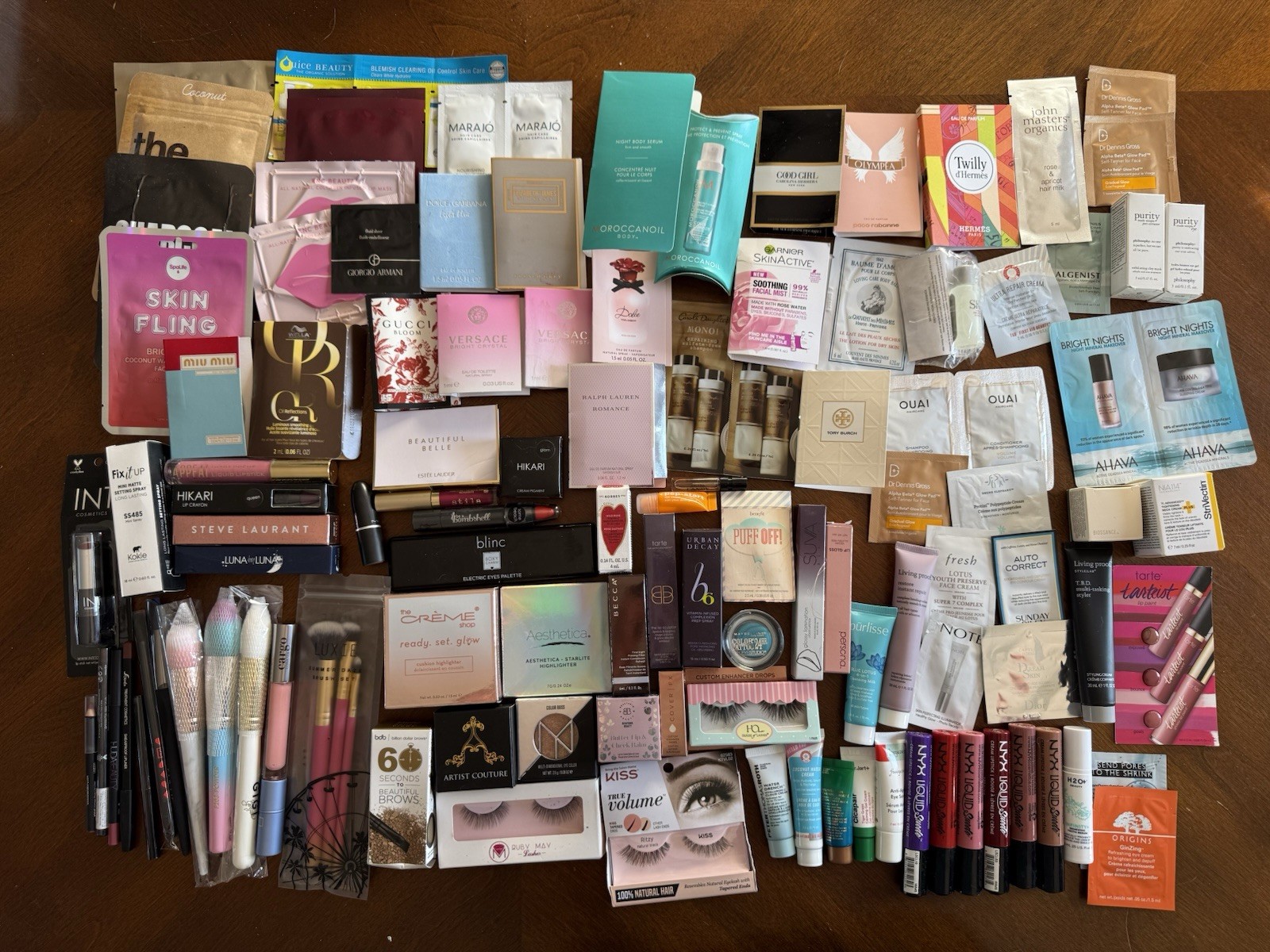 Massive Make Up Lot, Versace, Gucci, Giorgio Armani, Large Bundle! 100+ Items!