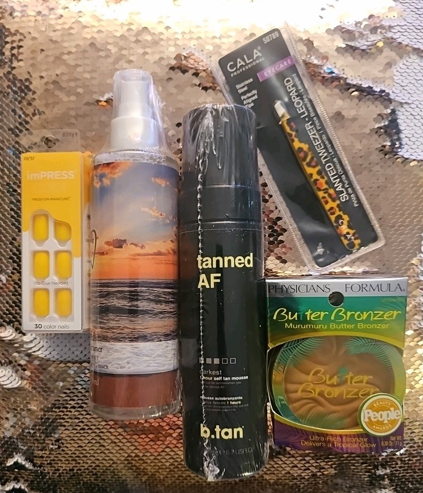 Beautiful Summer Bundle!b.Tan Self Tanner,Physicians F.Butter Bronzer & More!
