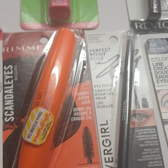 COVERGIRL, Maybelline, L’Oreal, Revlon, Rimmel Eye Makeup, Full Size Lot