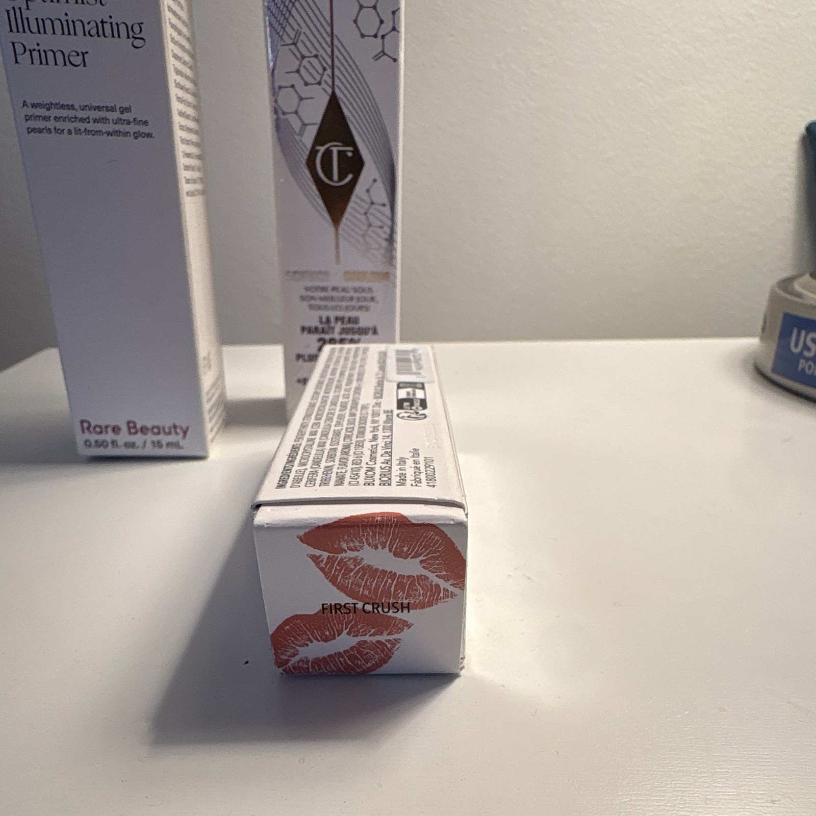 Bundle Lot: Rare Beauty Primer, CT Foundation, Buxom Balm