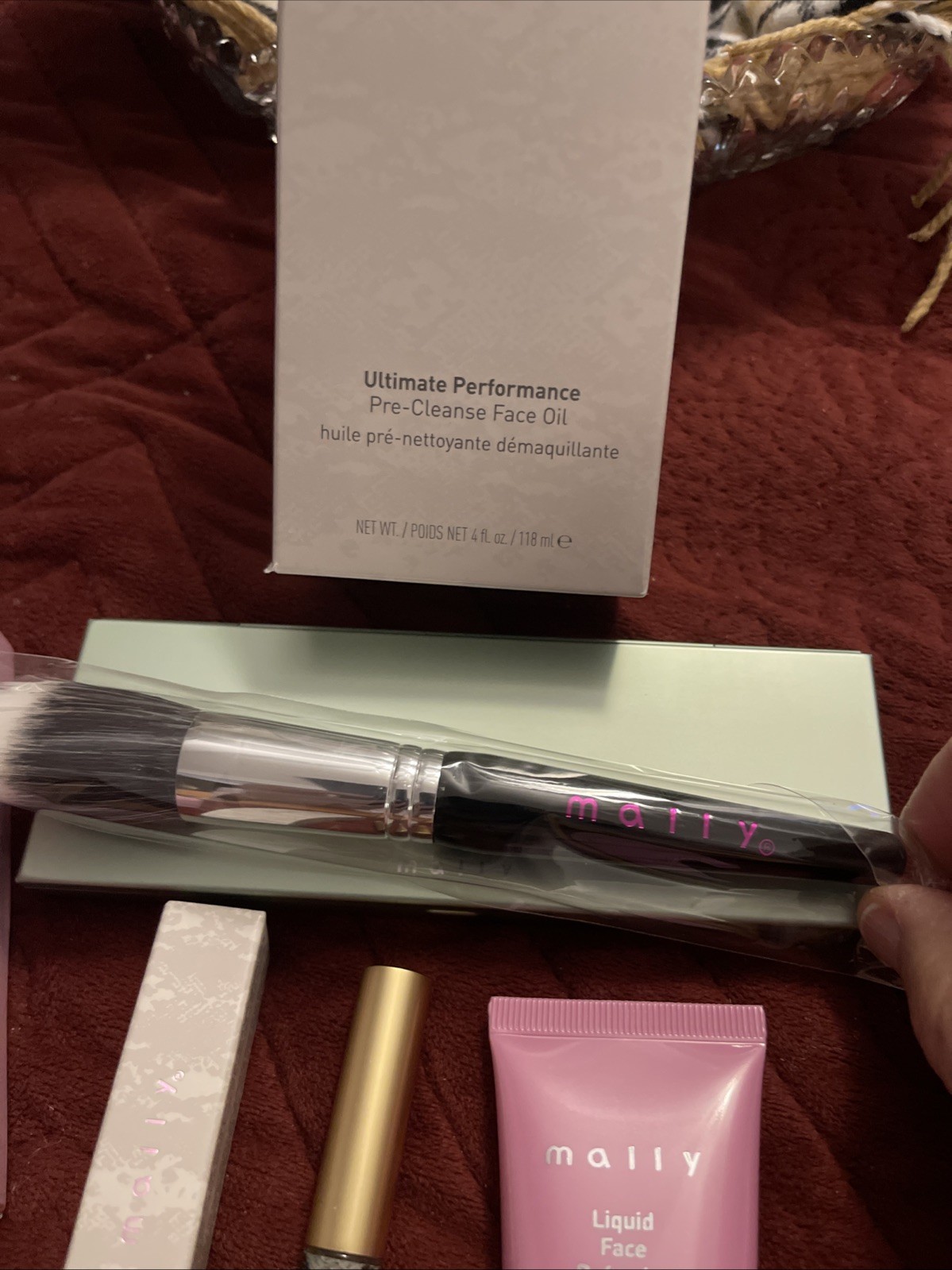 12pc MALLY Makeup ,shine, Glow, Lip, Concealer, Primer, Blush, Foundation, Clean