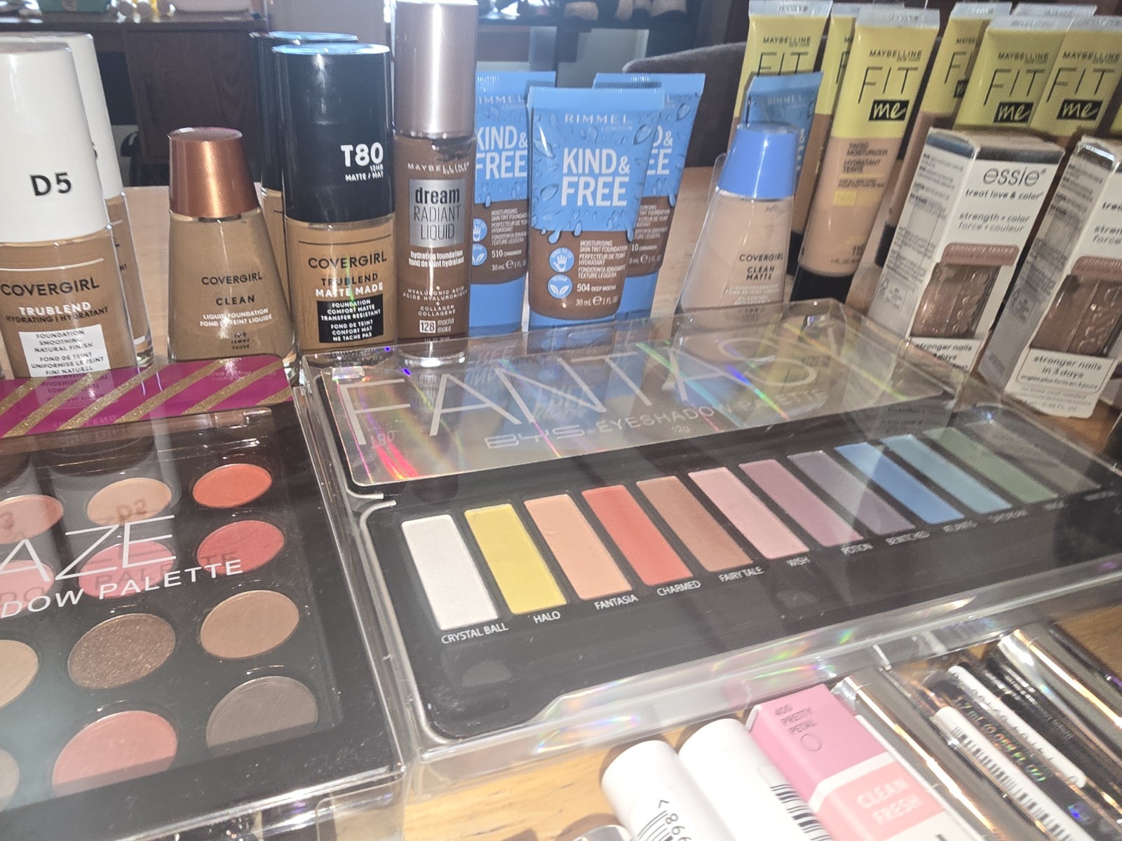 150+Pcs Health And Beauty Mixed Makeup Lot Maybelline Covergirl BYS Rimmel