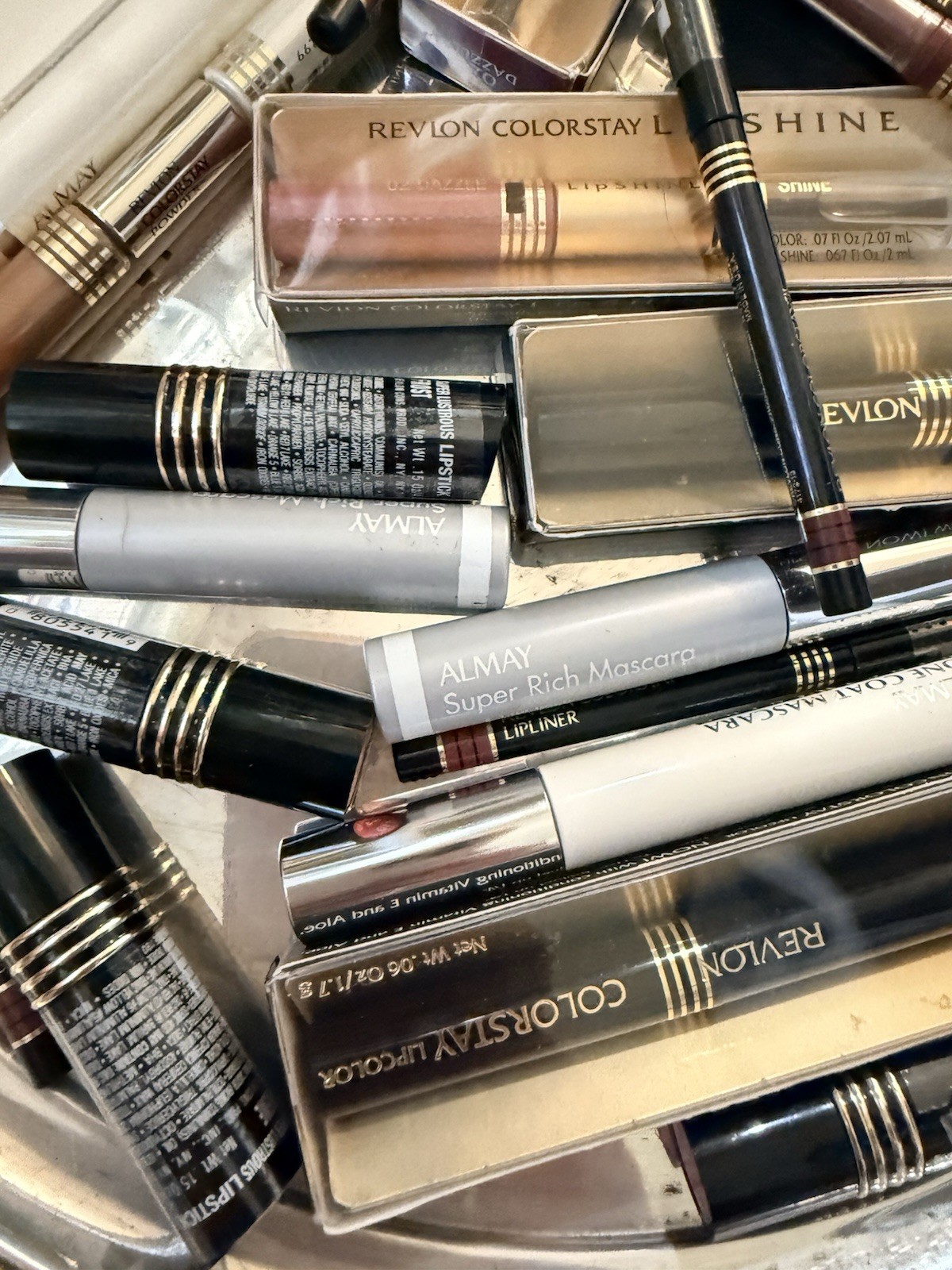 Cosmetics Makeup Beauty Lot 25 Pieces Revlon Almay Unused