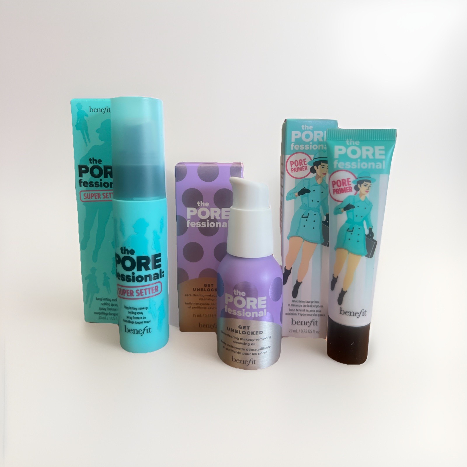 Lot of 3 the POREfessional: Setting Spray, Cleansing Oil & Face Primer, NIB