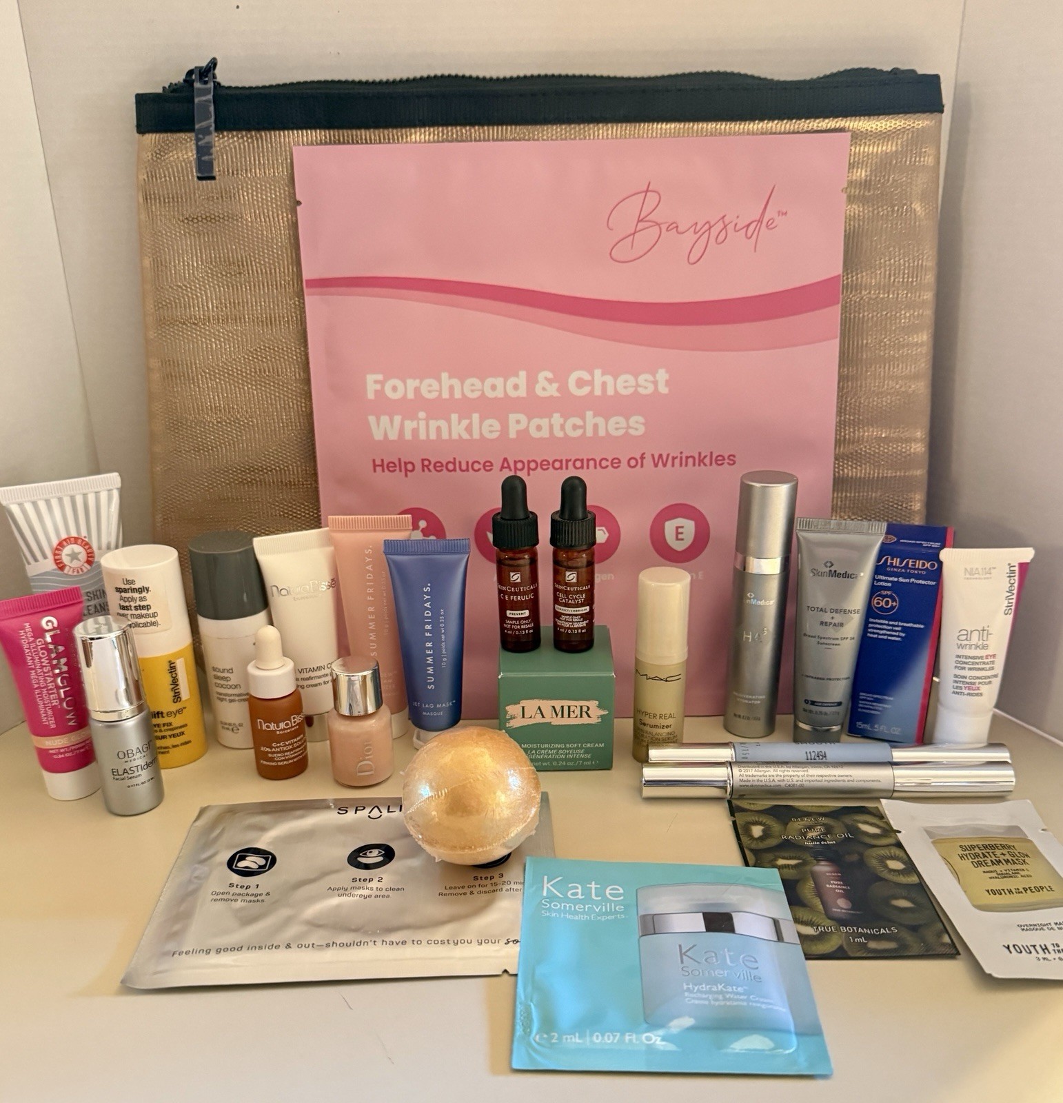 27 Pcs High End Lot Travel Size Skincare Samples La Mer Skincutical Skinmedica