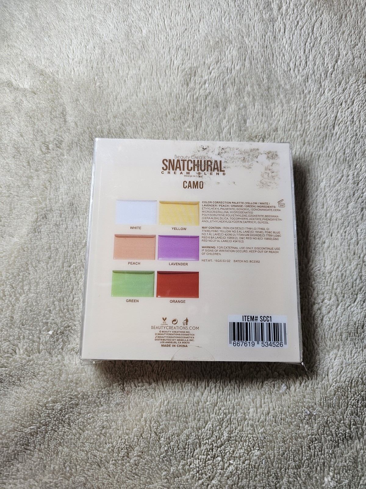 Beauty Creations Snatchural Cream Blend (Color Correcting)
