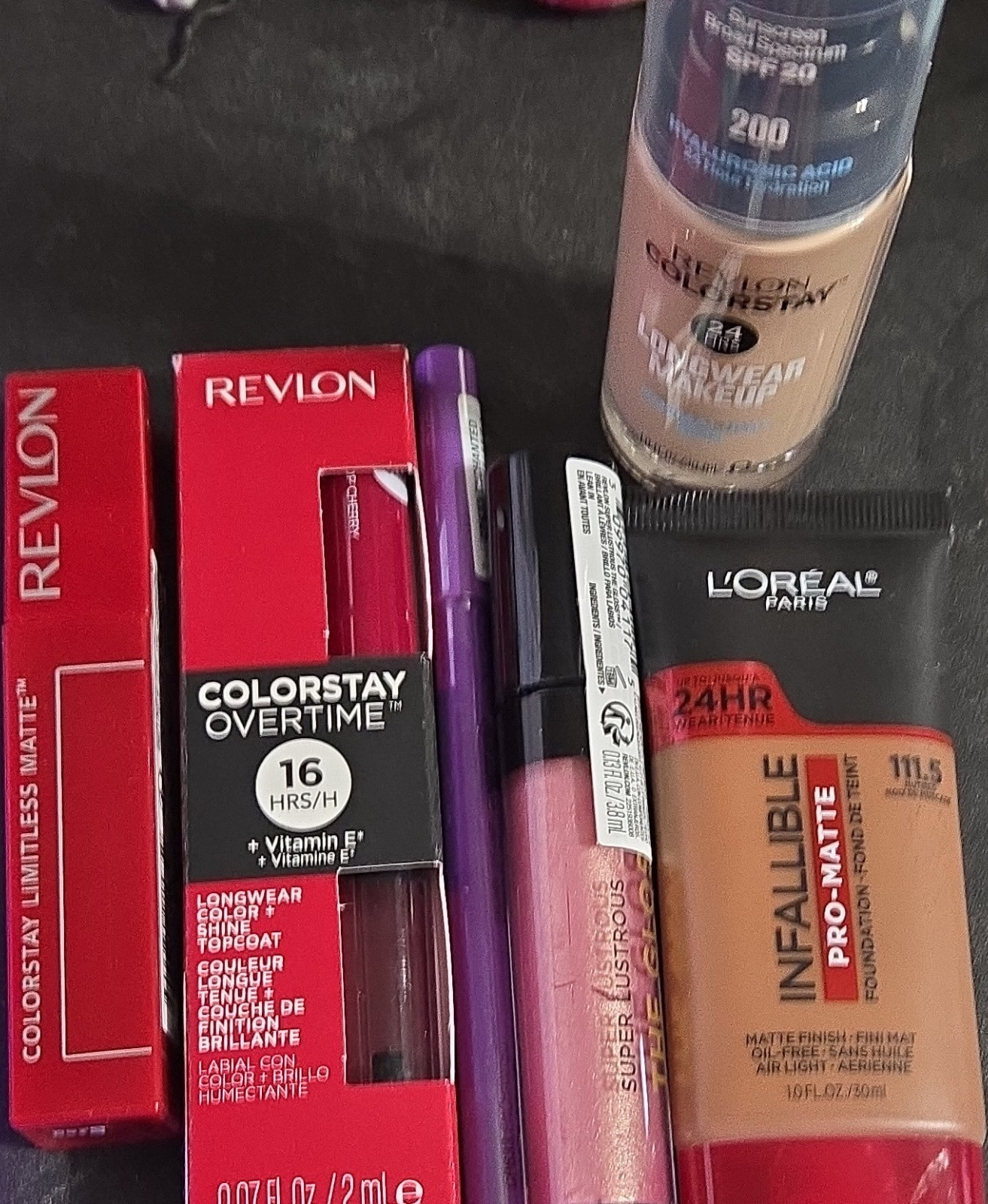Revlon & L’Oréal Paris Full Size Mixed Lot ColorStay, Infallible, Oil-Free