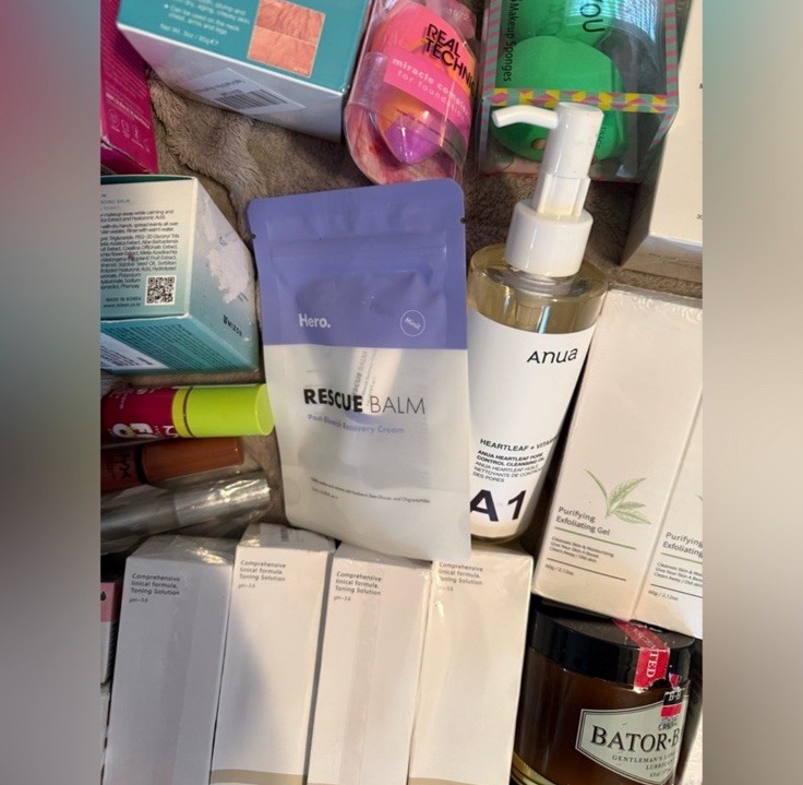 Skincare and Beauty Product Lot of 30 NEW $355 Retail Briogeo, Almay, NYX, Anua