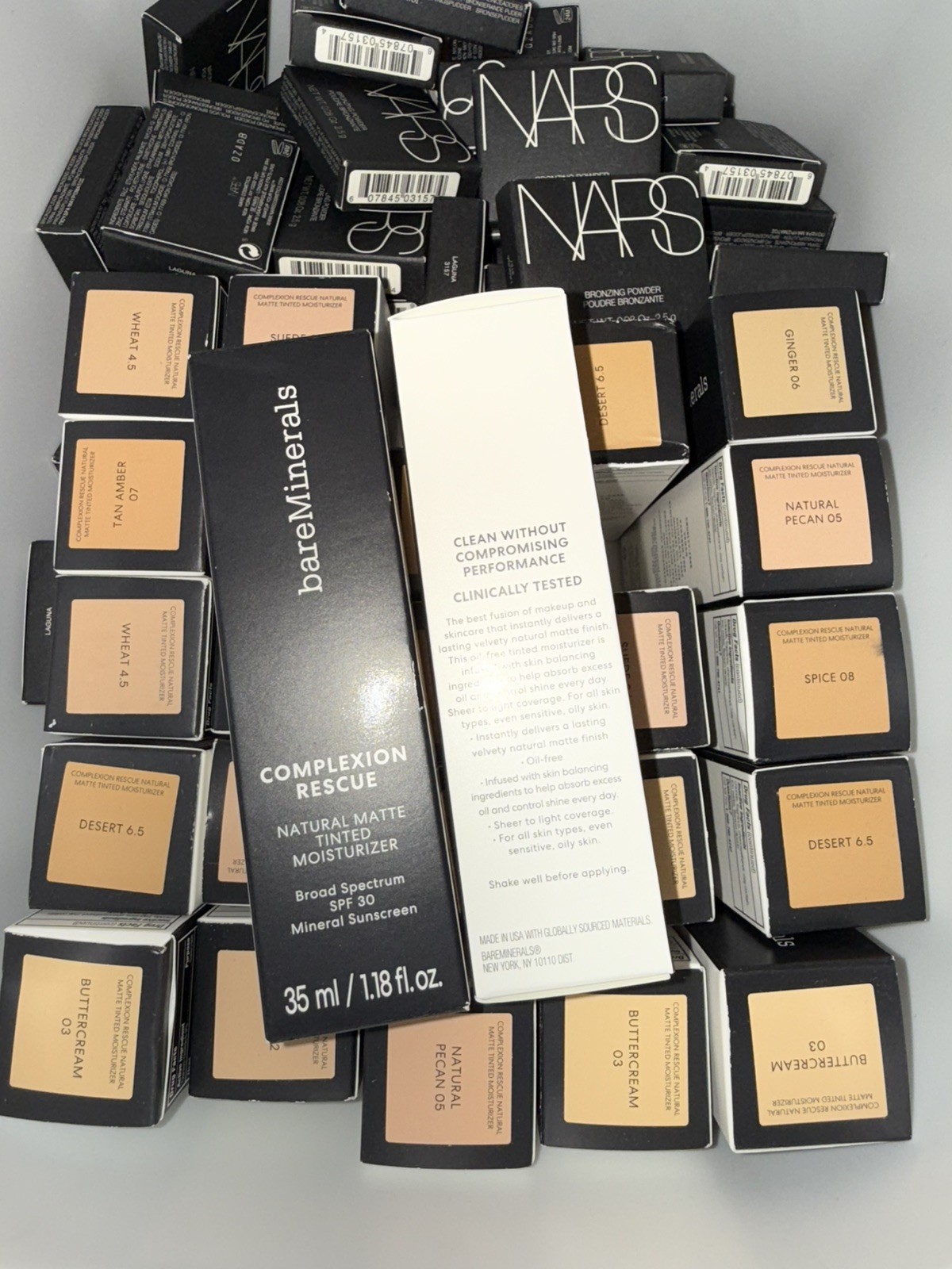 BareMinerals Tint NARS Bronzer Lot 75 Expired Sticky Cases Reseller makeup