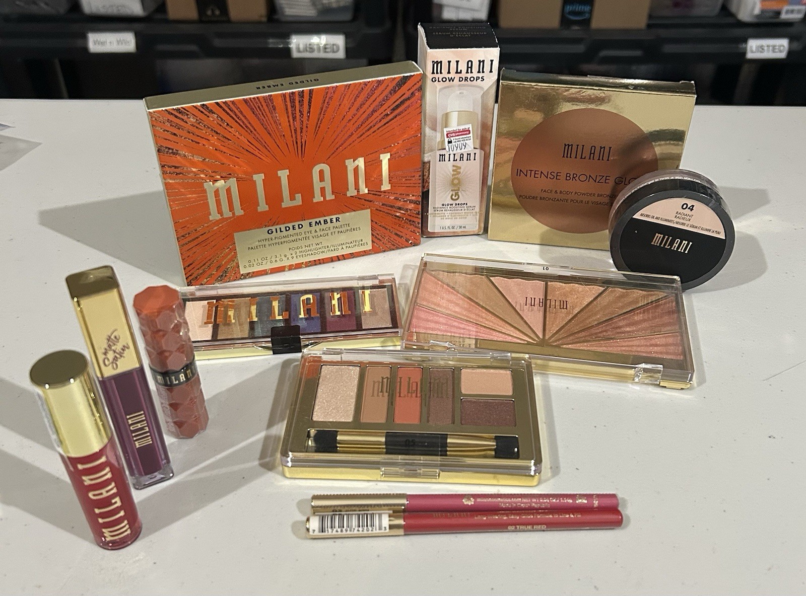 Lot of (12) Assorted Milani Products