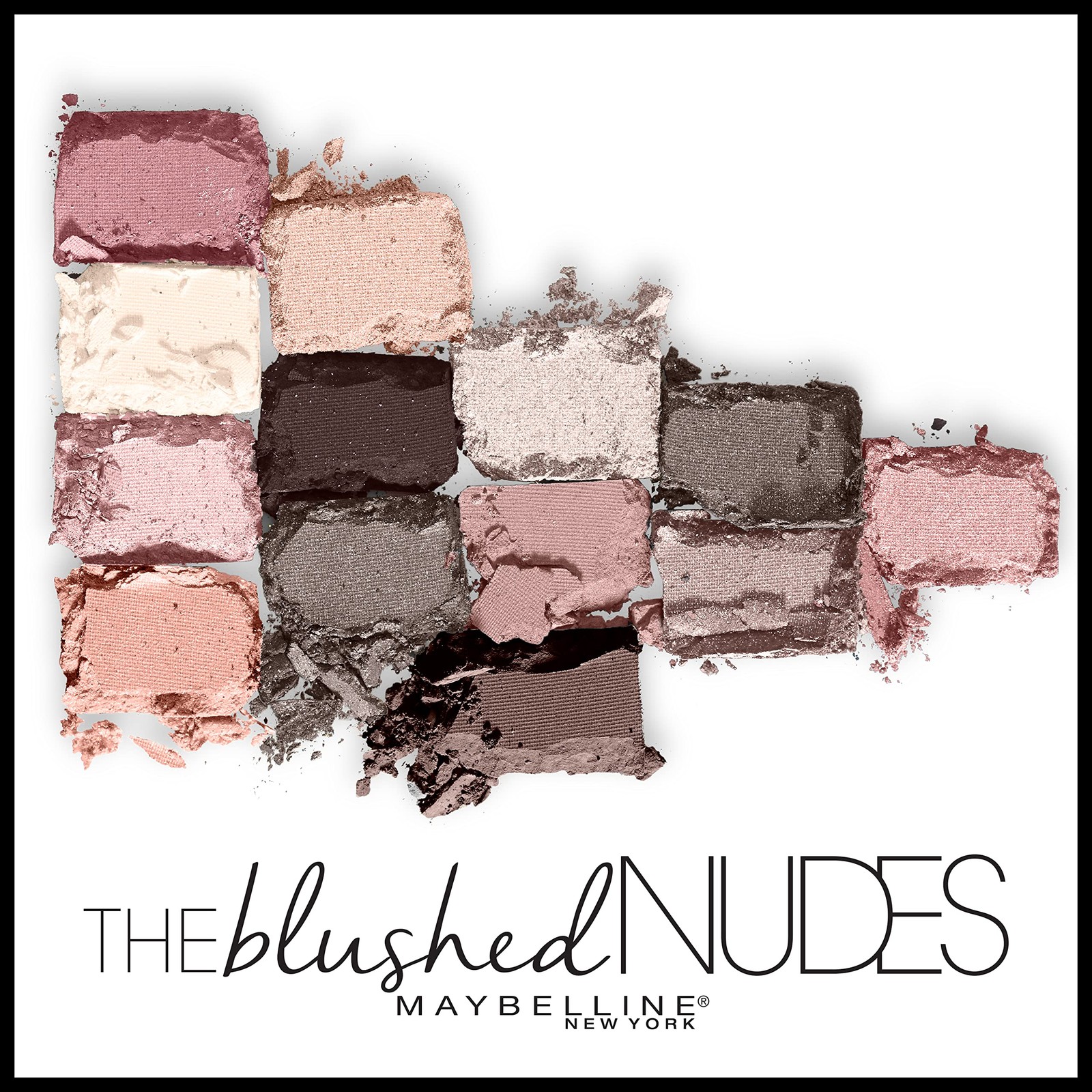 Maybelline The Blushed Nudes Eyeshadow 0.34 Ounce (Pack of 1), BLUSHED NUDES