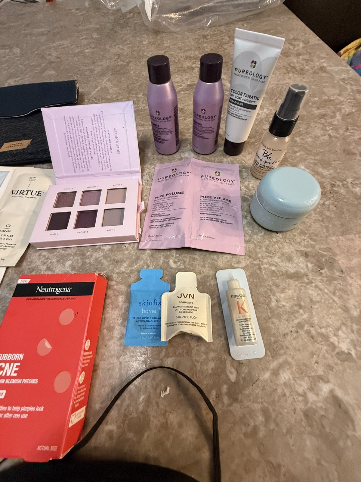 Mixed Lot Makeup Skincare Hair Product Perfumes Travel Bag Samples 50+ items