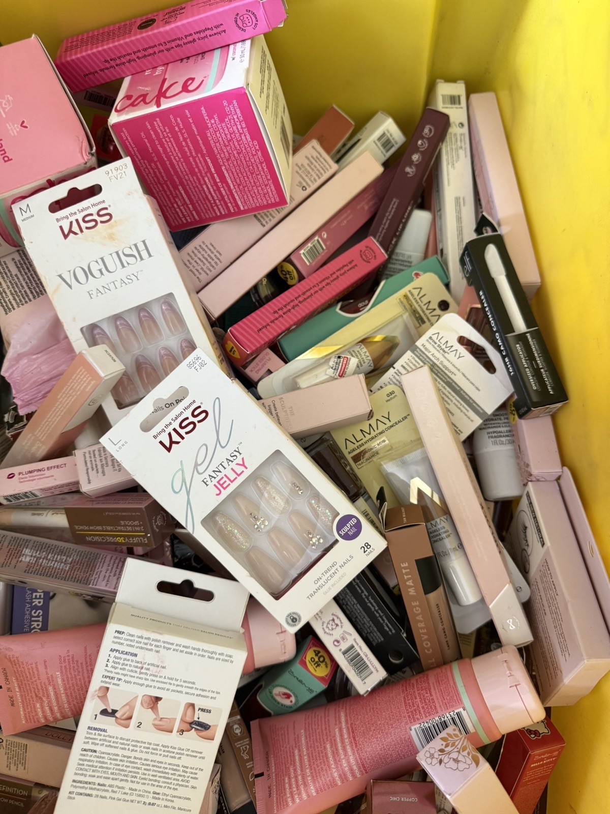 NEW Makeup/HBA Beauty Cosmetics Bundle Lot- 100 Pieces Assorted