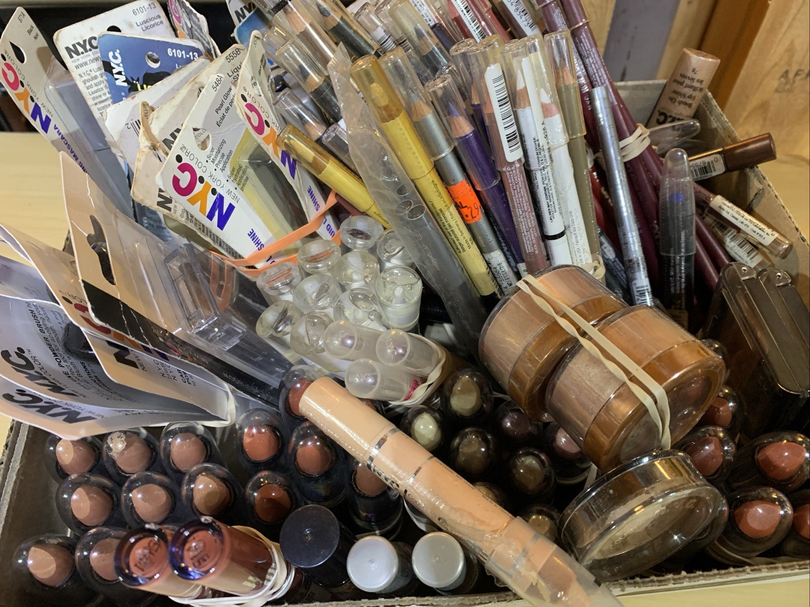 Assorted NYC Cosmetics (lot Of Over 170) Shipping #86