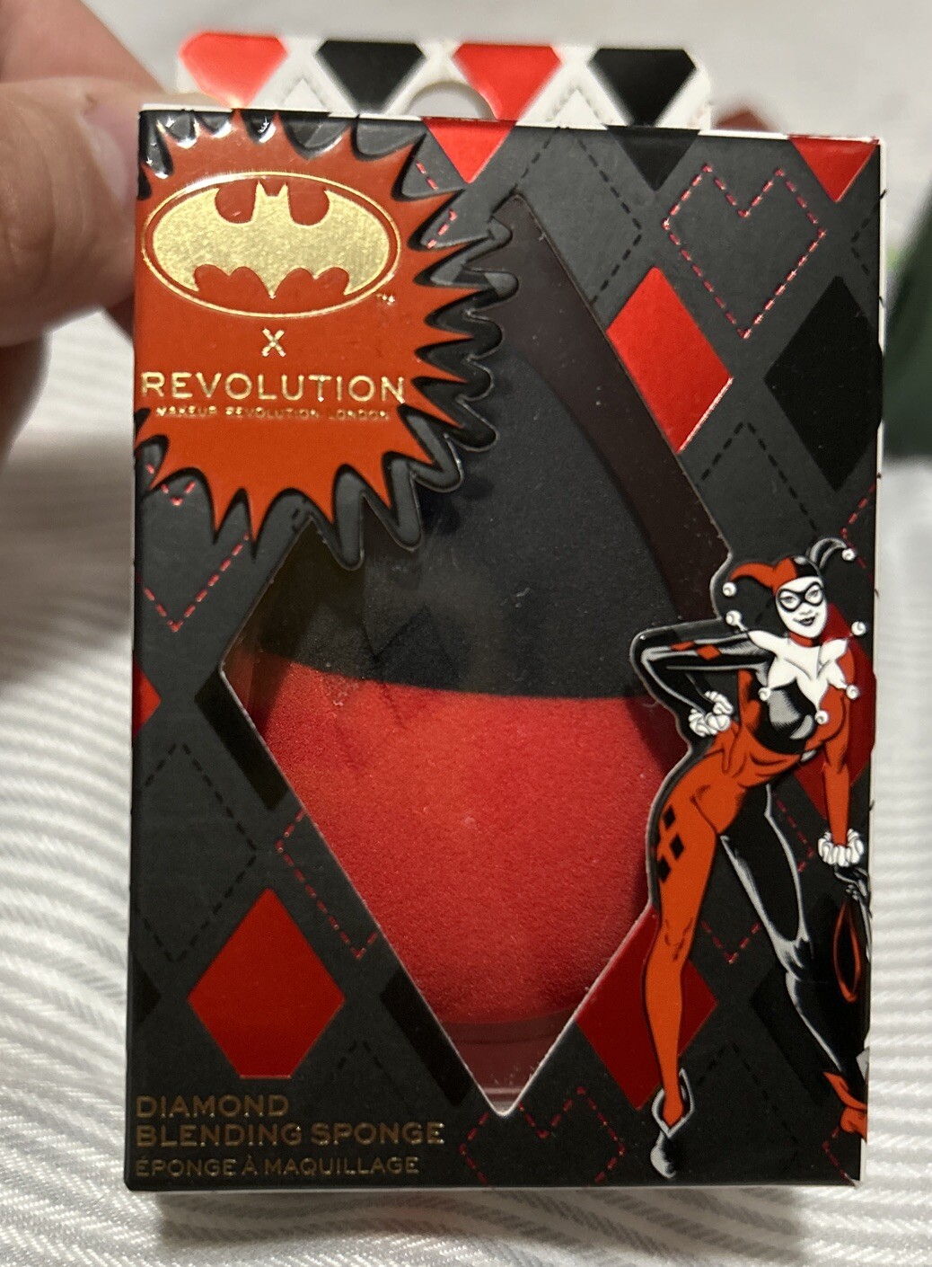 Batman X Revolution Makeup Lot Harley Poison Ivy Cosmetic Bag Sponge Eyeshadow