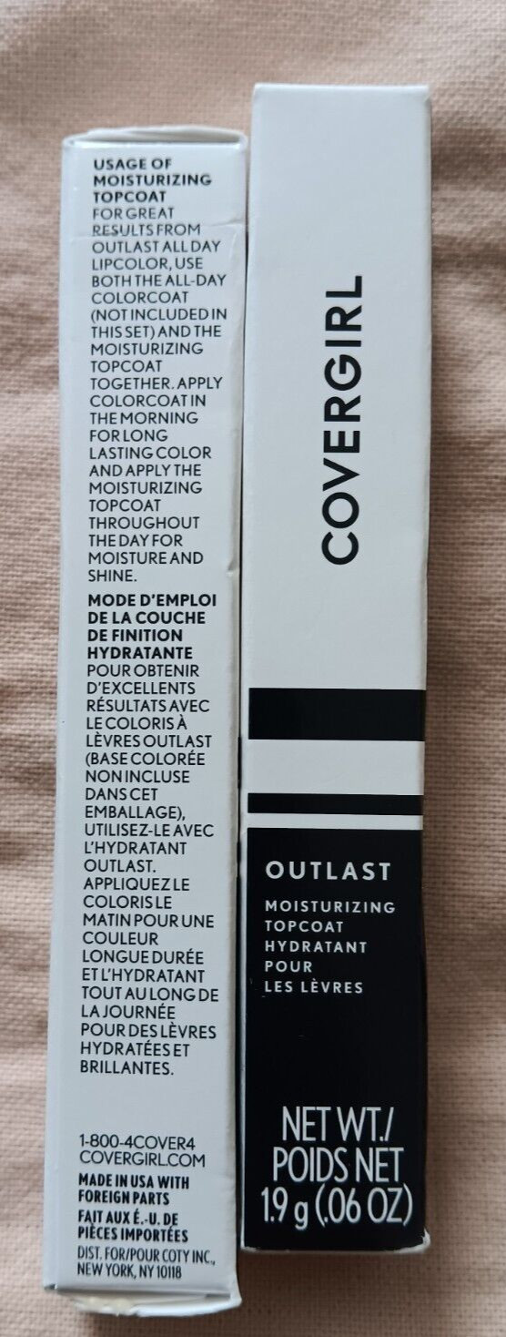 Covergirl Lot Lip Balm Outlast Topcoat 120 Strawberry Spritzer Liquid Lipstick