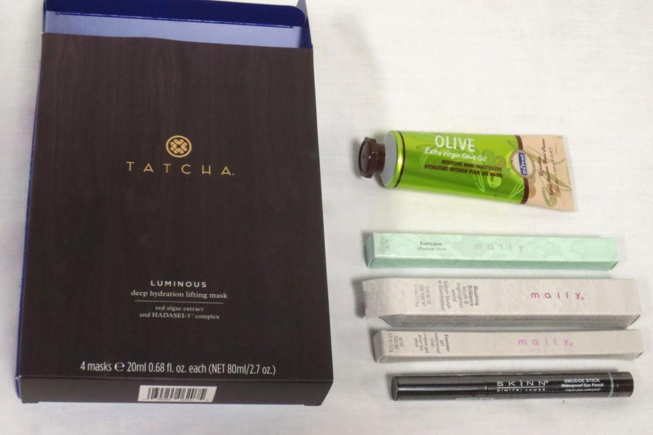 Estate Cosmetic Lot – Difeel, Tatcha Luminous Masks, Skinn, Mally Liner Blush ++