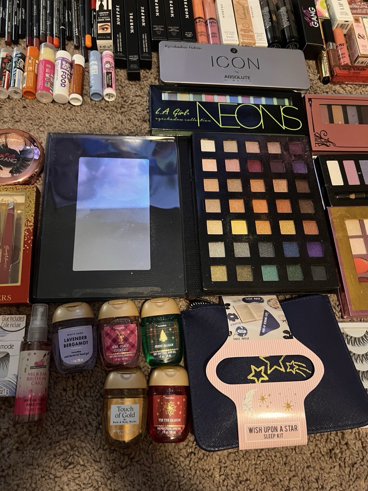 Full Size Mixed Makeup & Beauty Lot w/ Morphe, Too Faced, Clinique, NYX, ULTA