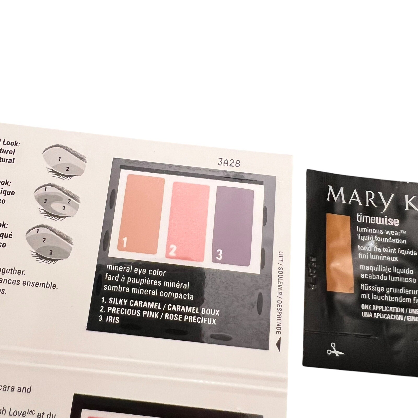 Mary Kay Lot Assorted Samples New & Discontinued Colors Single Use Travel #113