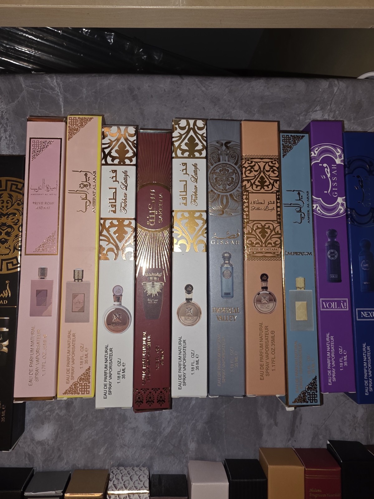 24 pieces YARA, Club de Nuit Perfume Lot 1.17-1.35 FL OZ La Vida Es Bella, Asad