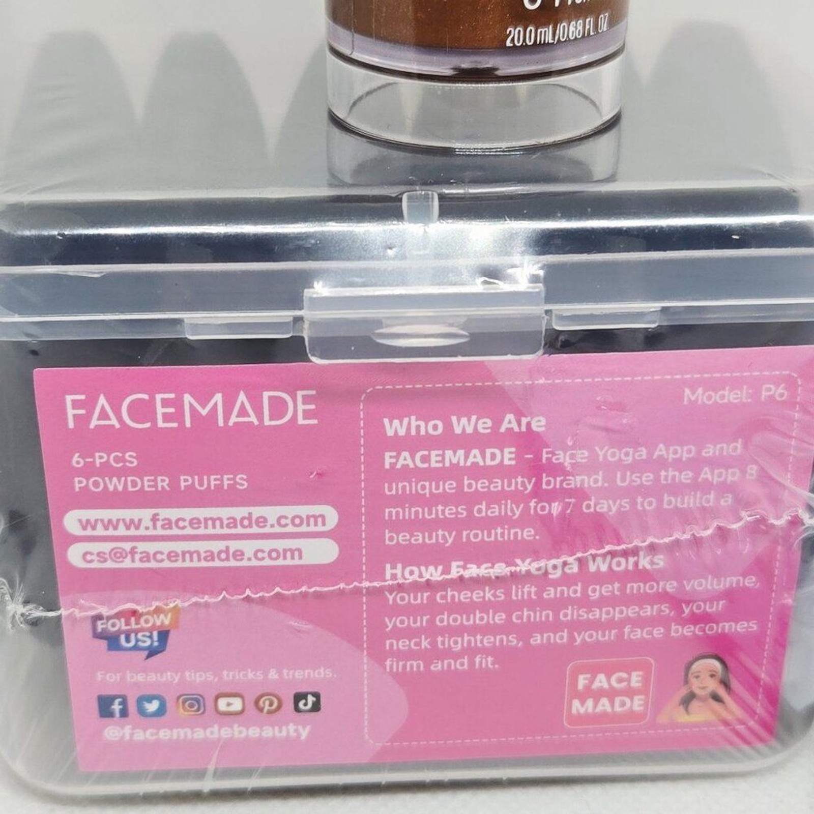 New Beauty Bundle Maybelline Perfector, Facemade 6 Powder Puffs,3 Step Face Mask