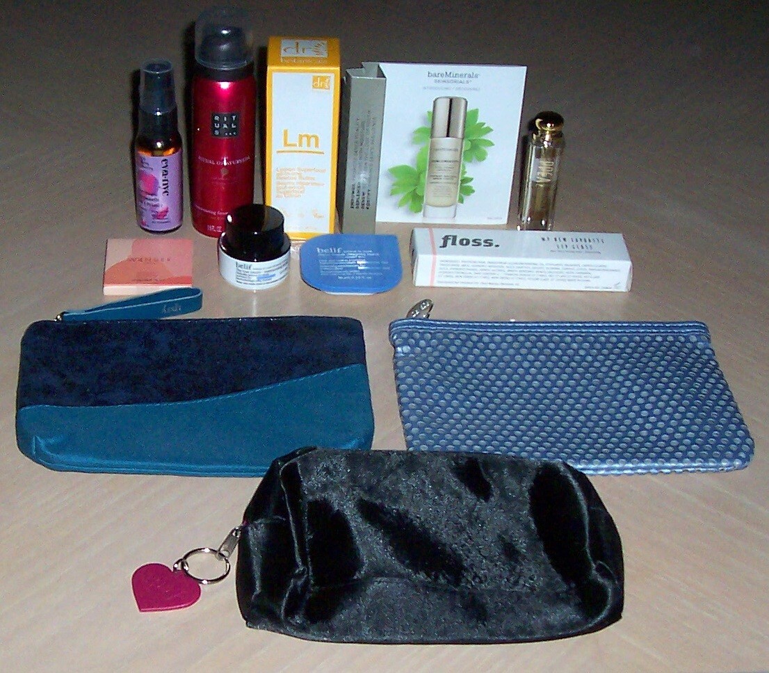 NAME BRAND makeup skincare hair care lot full/travel size + IPSY glam bags NEW
