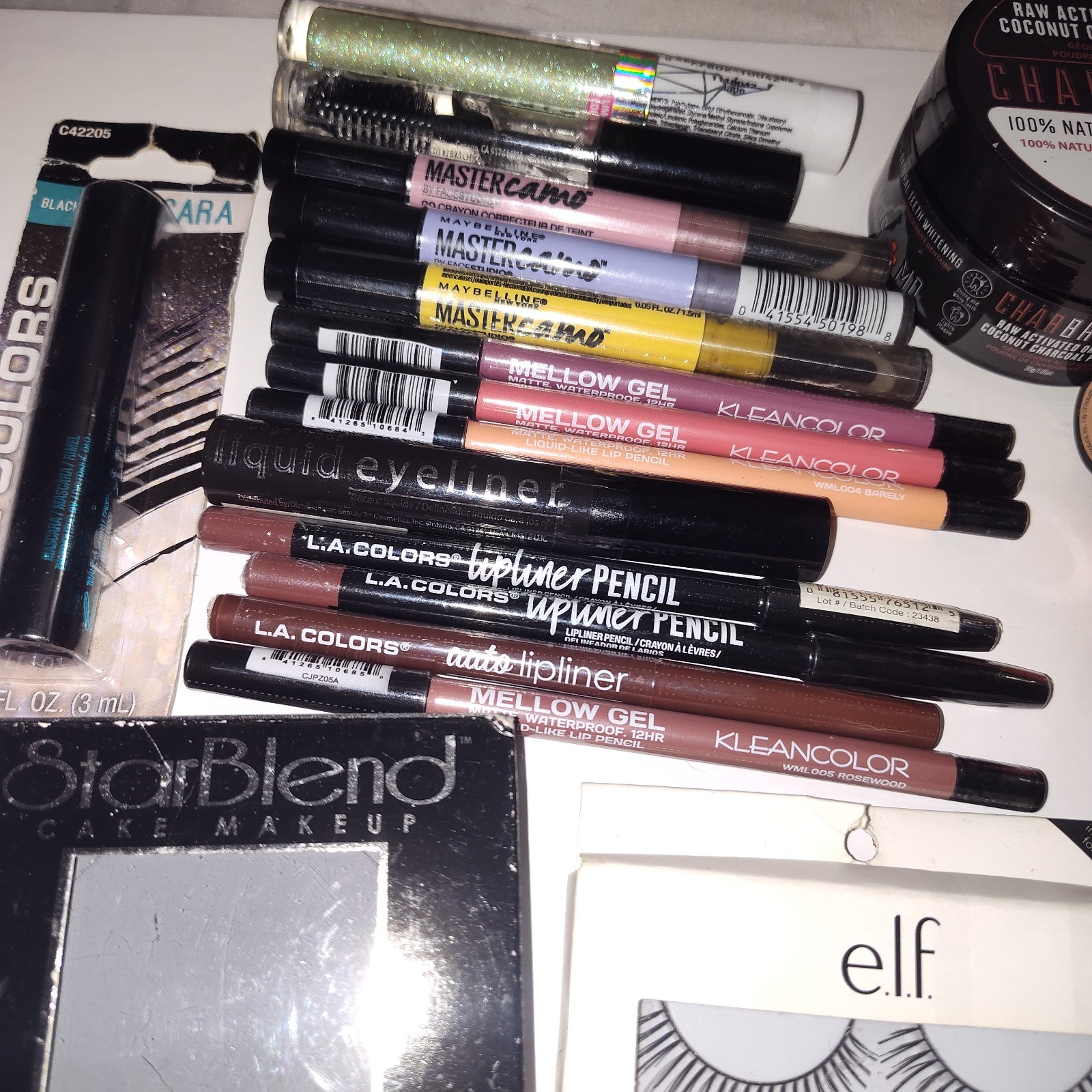 40 Piece Make Up Cosmetic Lot Assorted Brands Products and Colors