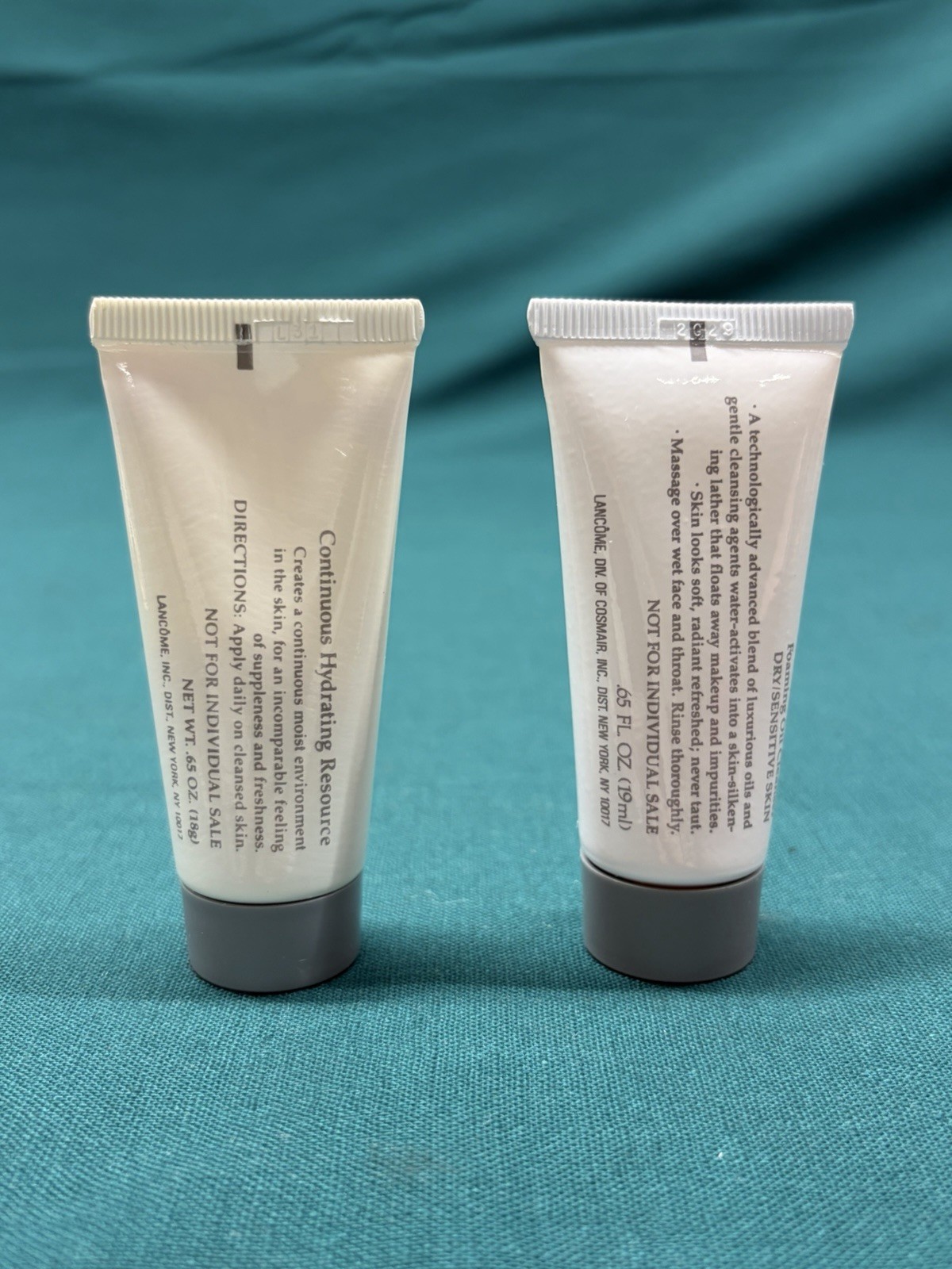 Lancome Lot of 28 Travel and Sample Size Products; Moisturizer/Eye Cream & More