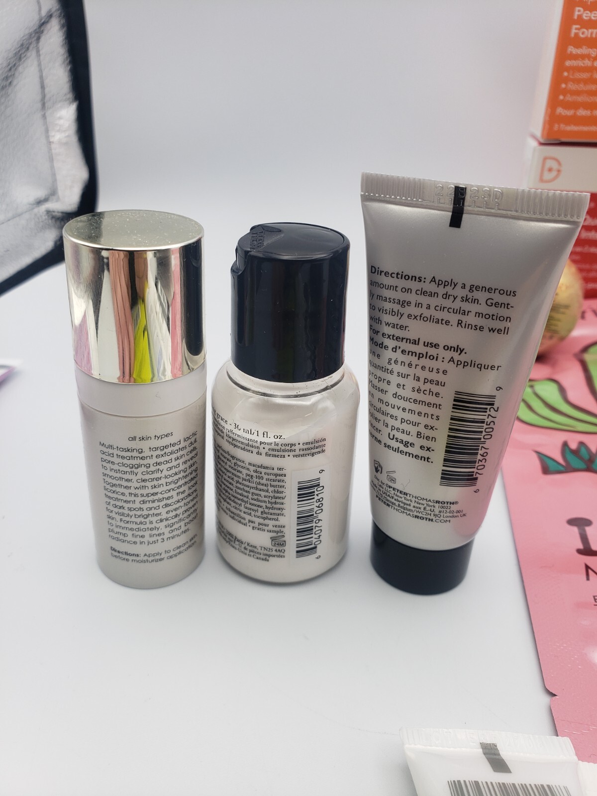Skin Care Beauty Lot 19 Pieces Trial, Mini, Sampler, Travel Sizes Wholesale Lot!