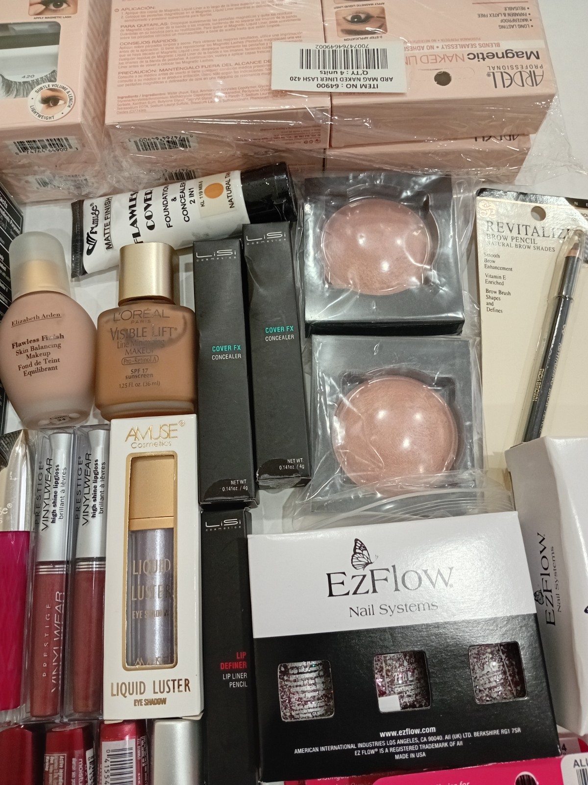 Makeup Lot 240 Pieces Maybelline Loreal Stila Full Size New Ret $2,100