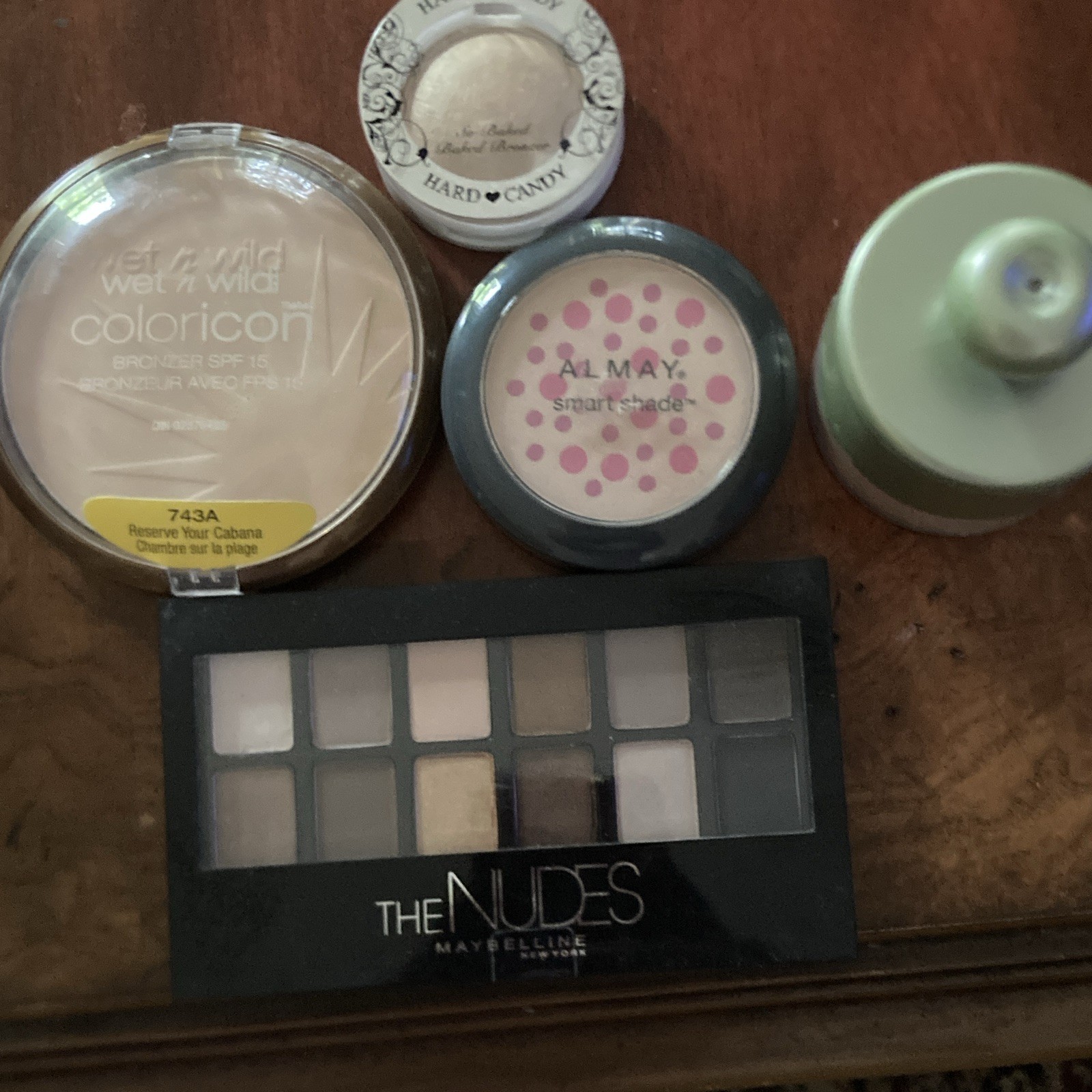 Makeup Mixed Lot Bronzer SPF, Blush, Loose Powder, Maybelline The Nudes all new