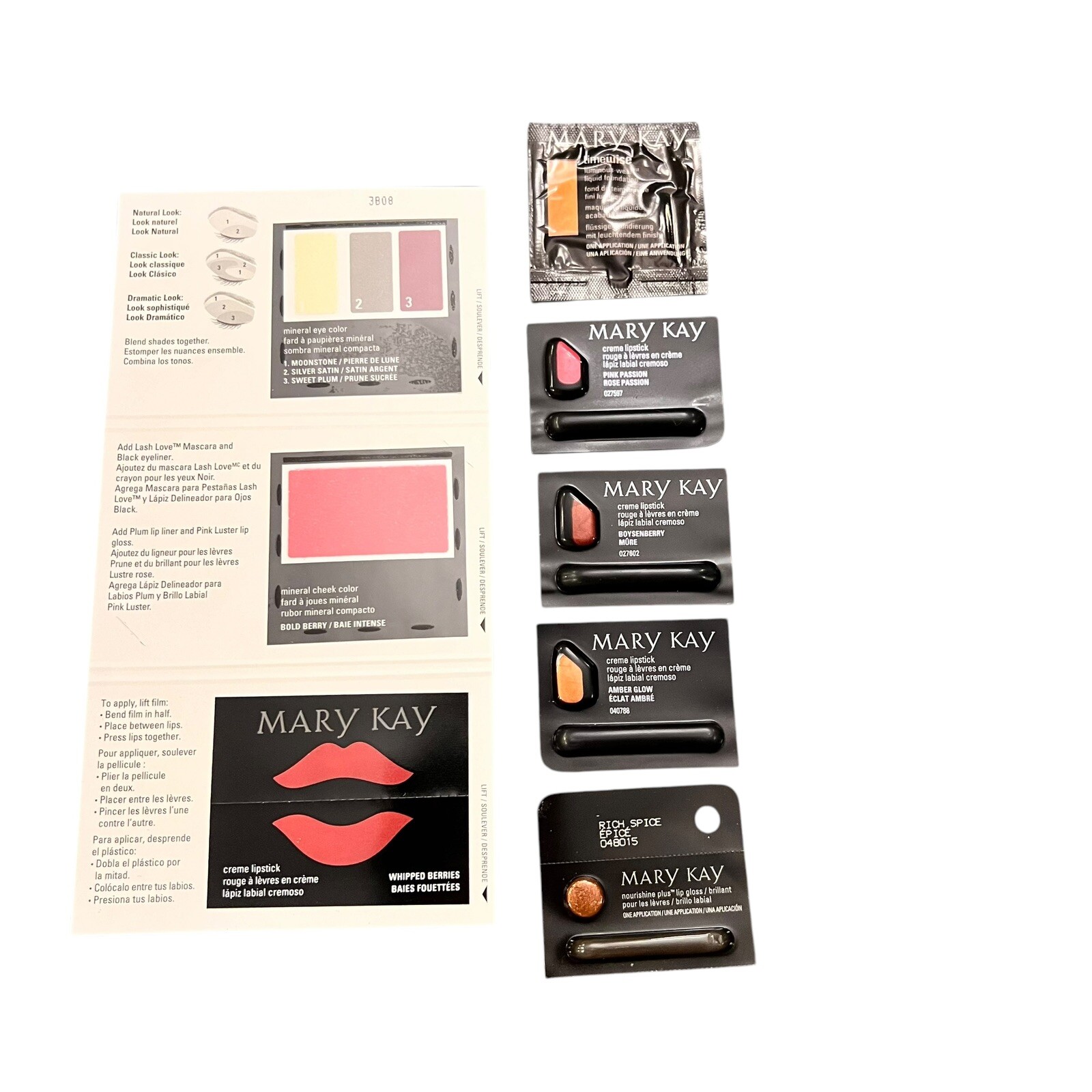 Mary Kay Lot Assorted Samples New & Discontinued Colors Single Use Travel #122
