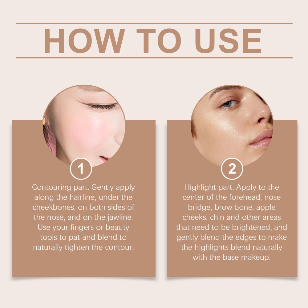 hoco natural color light curry color 2 in 1 outline and high light