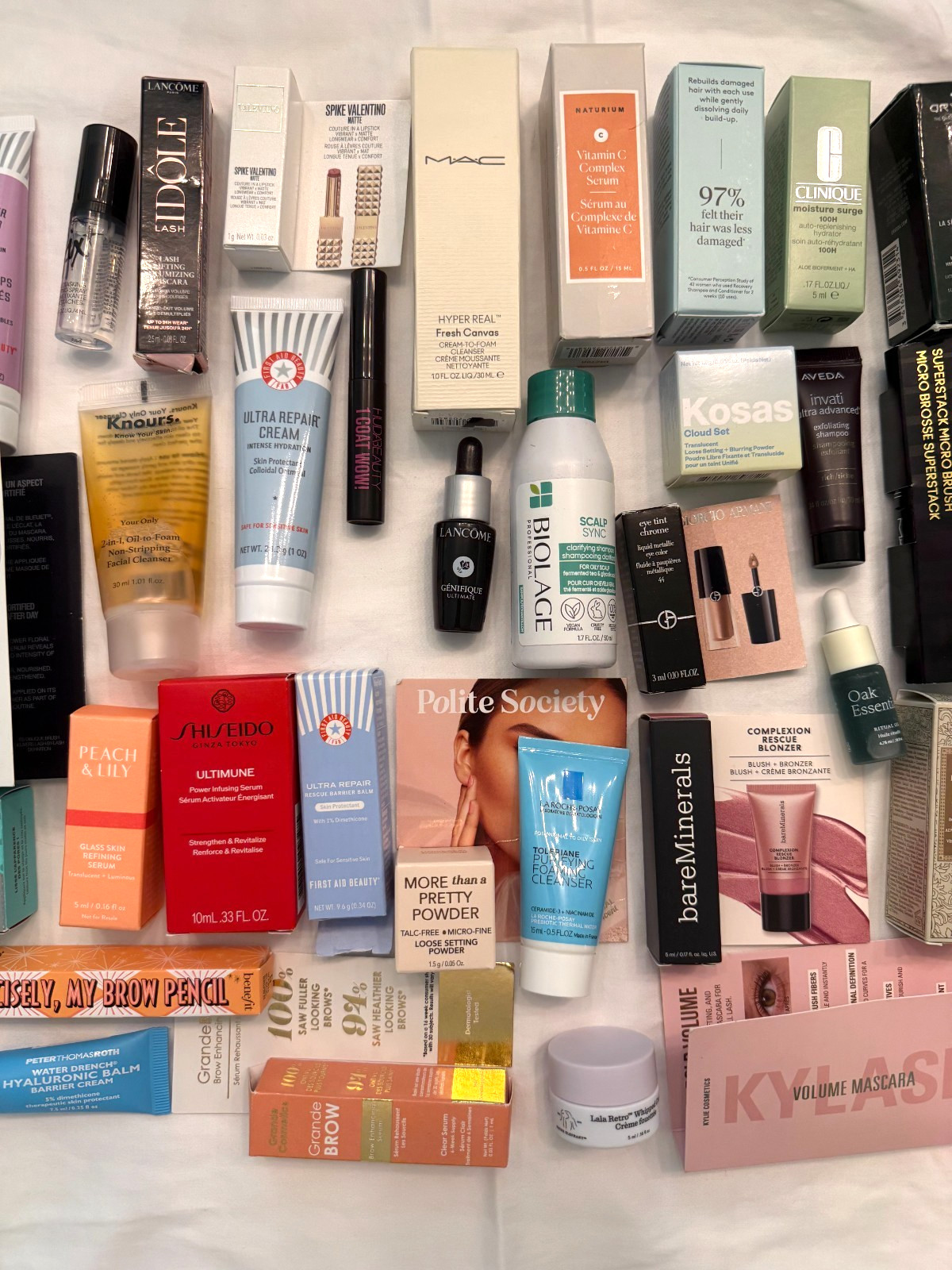 Huge Lot 65+ Beauty Skincare Makeup Haircare Deluxe Samples New