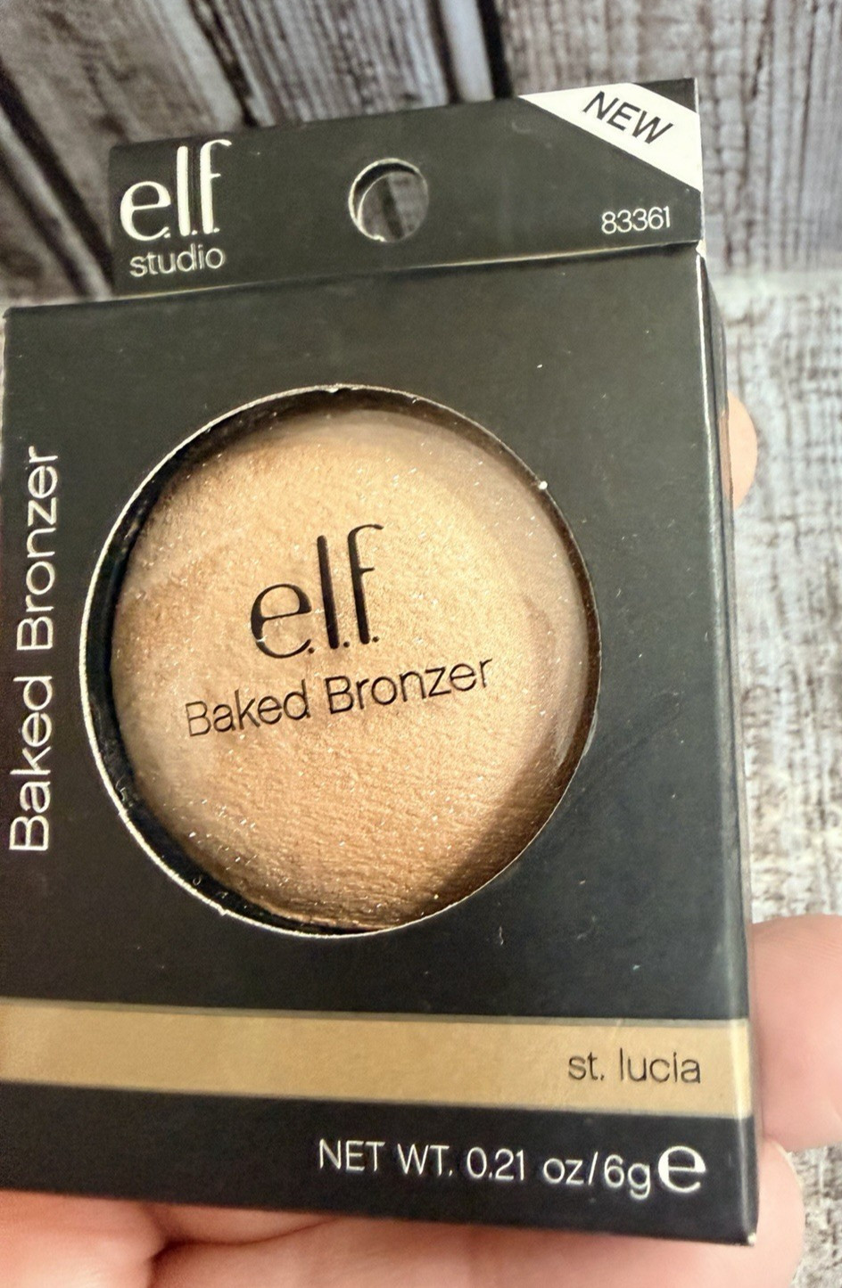 e.l.f. Baked Bronzer St Lucia + Baked Blush Pinktastic NEW Sealed Retired Makeup