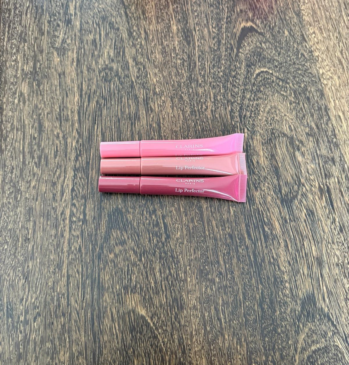 CLARINS LOT of 5 Items $154 LIP PERFECTOR x3, LIP OIL BALM, LIP OIL NEW