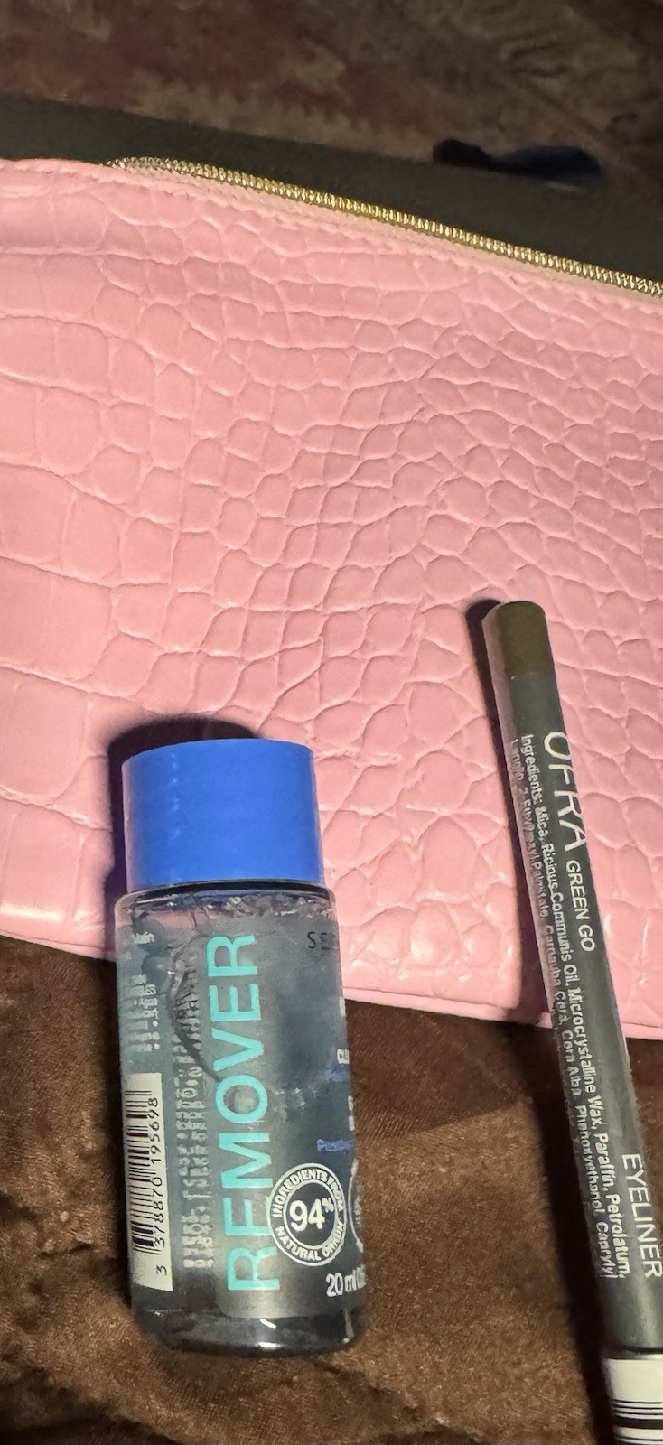 NEW SEPHORA MAKE UP REMVR, OFRA GRN EYELNR, KOKIE MASCARA BLK + BAG