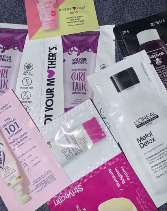 Lot 10 Skincare Make up Hair Care Cosmetic Travel Sample Sizes