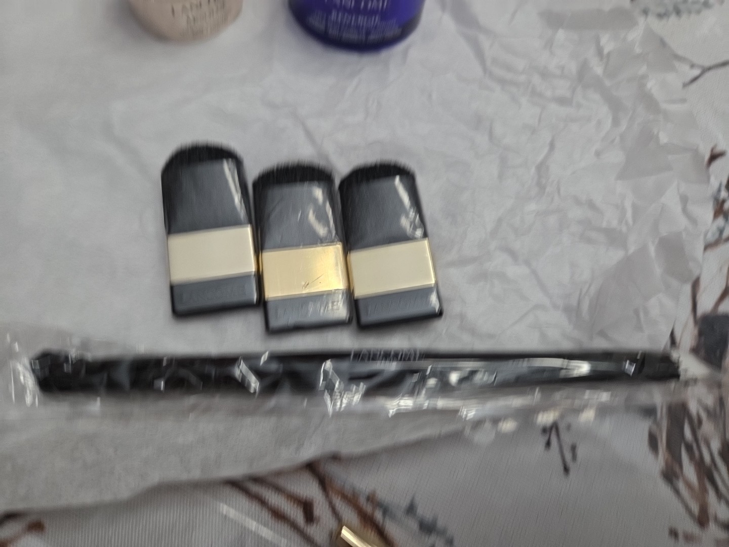 Lancome Travel Make Up Bag & Lot Of 17 Assorted Products